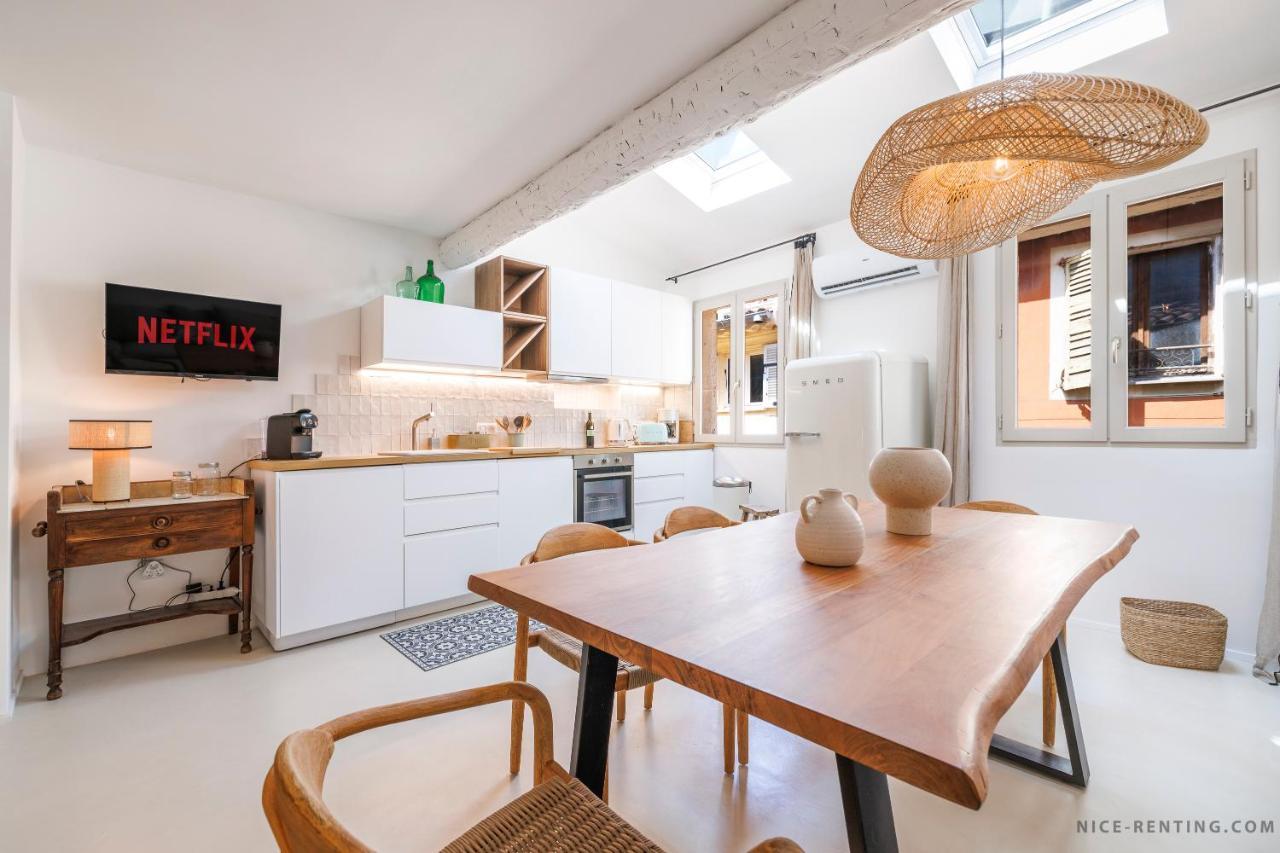 Nice Renting - Neuve - Luxury Triplex Old Town Massena Garibaldi - 4 Bedroom - Ac Exterior foto